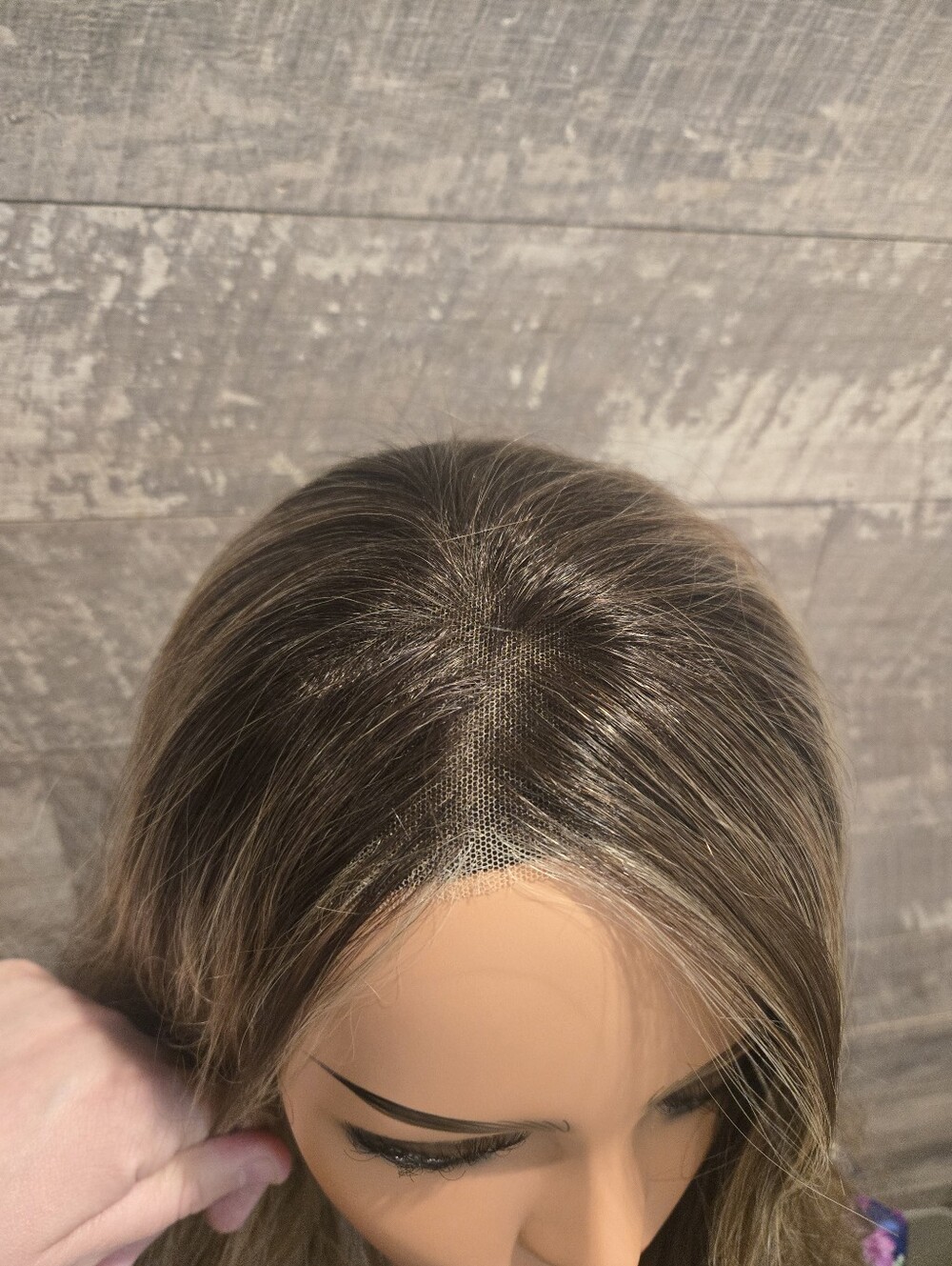 BNWT Csc Remington Light Brunette With High Lights Large Cap Scandi Hairline - Picture 13 of 15